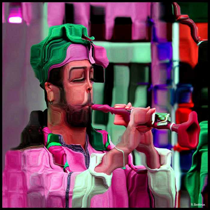 Joueur de bombarde - Bombarde player