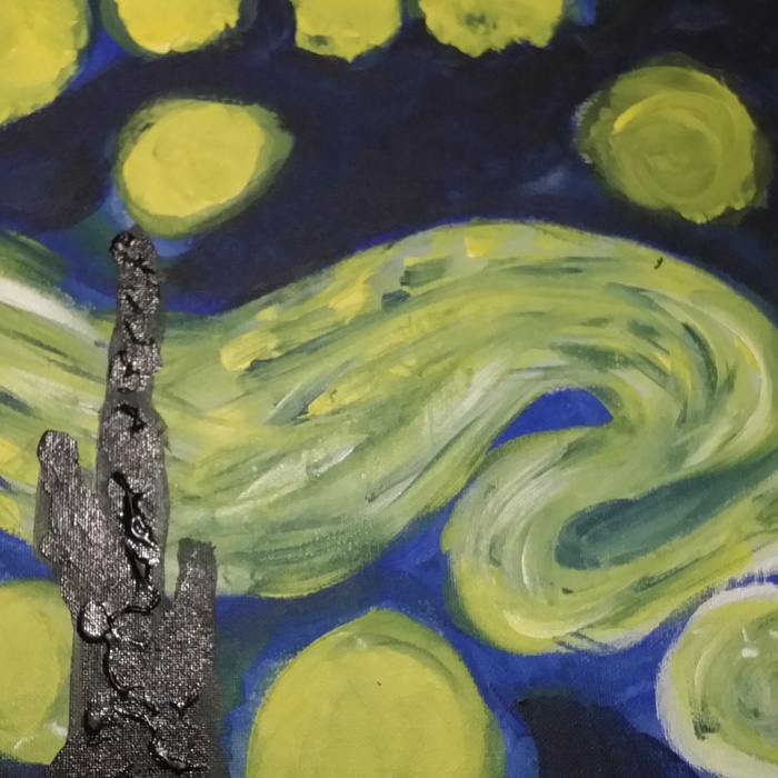 Starry starry night reproduced by Artist Antonello Pagniello Melbourne  Australia