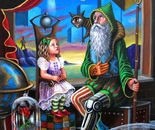 La strana lezione - 100 x150 cm - 2017.