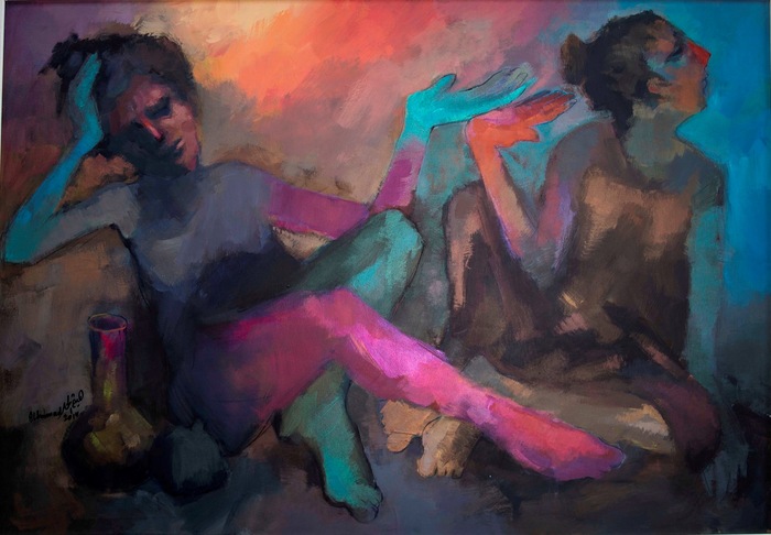 Waiting for Godot   100 × 70 CM