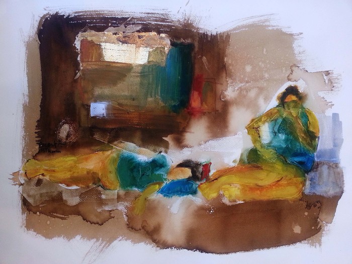 Sketch     70 x 50 CM