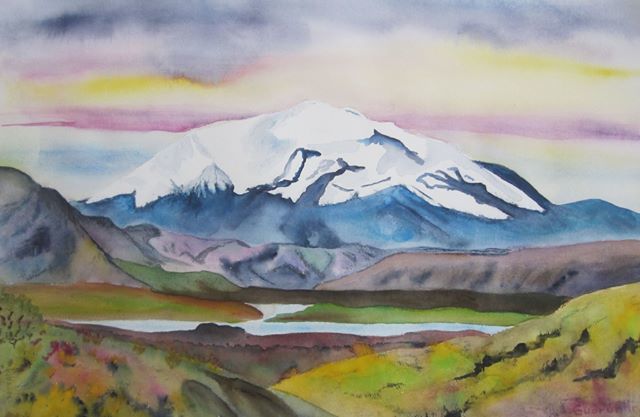 Hekla in summerdress 