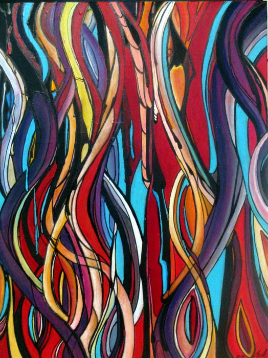  Color puzzle 1. Acrylic 100x 70 cm H