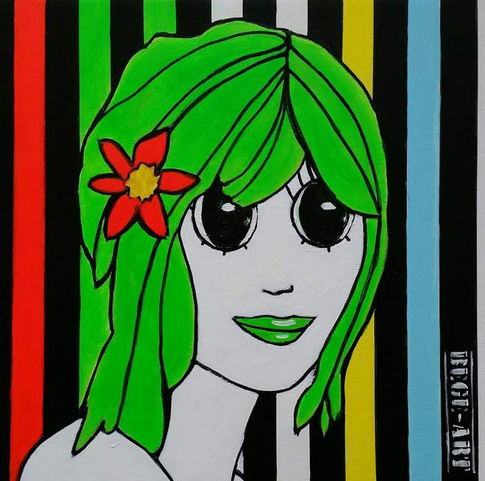 Louise aux cheveux verts