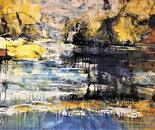 Stilla nátt 80x120 cm - artist Birgit Kirke