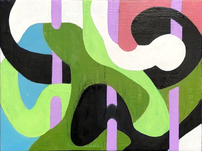 Abstract w/Lilac
