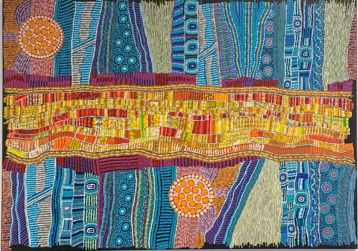 woven in paint