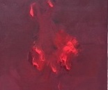 Imaginaire 2019-14, acrylique sur toile, 70 x 50