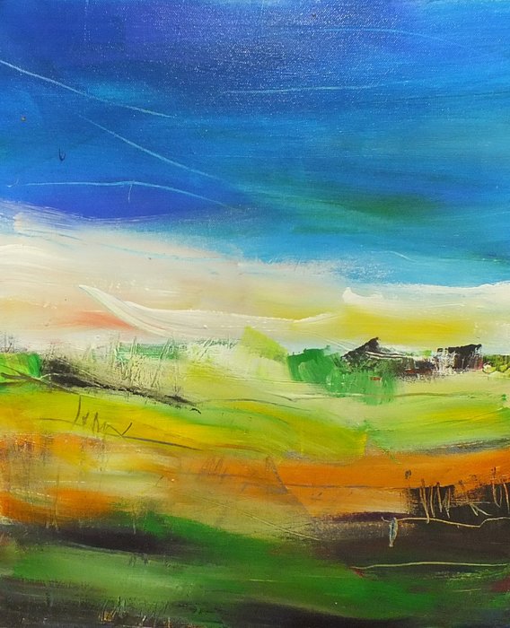 BLUE SKY LANDSCAPE