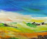 BLUE SKY LANDSCAPE