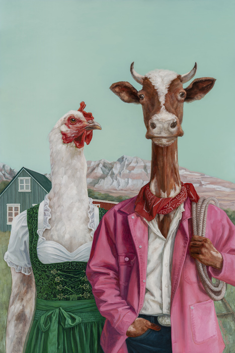 Superior Animals-Cows and chickens in animal farm