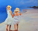 Walking on the beach