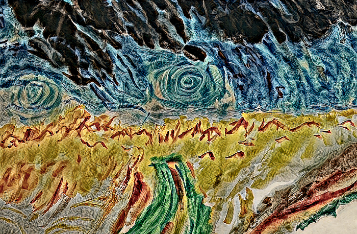 Crops by the sea(