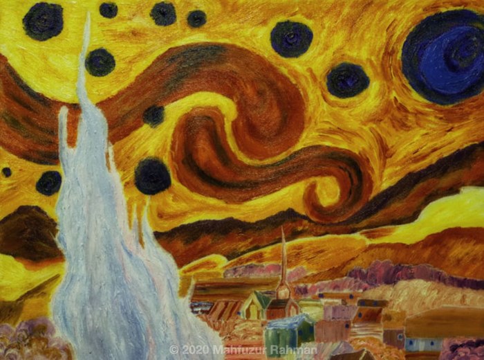 Invert Starry Night