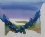 Earth Blue_ 45x55cm