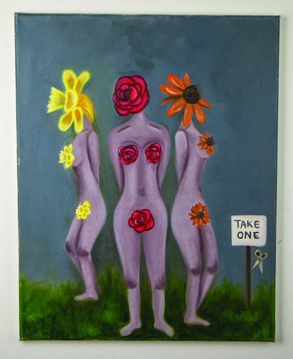Keep off the flowers!