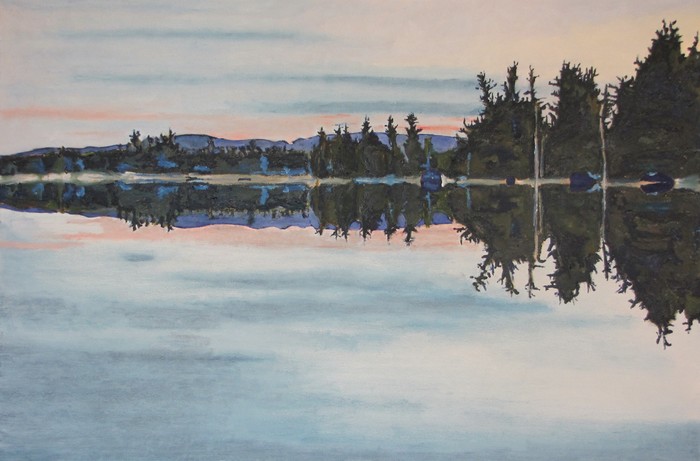 Reflection At Barbue Lake