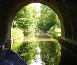 Canal Boat - Out of the Tunnel