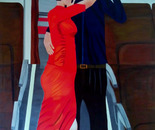Portrait of an Artist (Flight with Two Figures)
