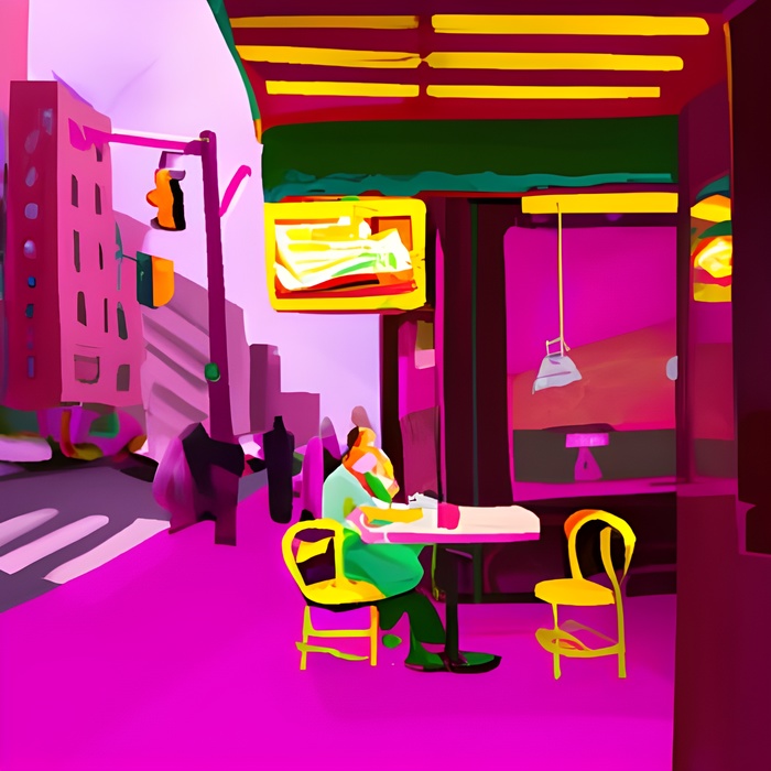 New-York cafe