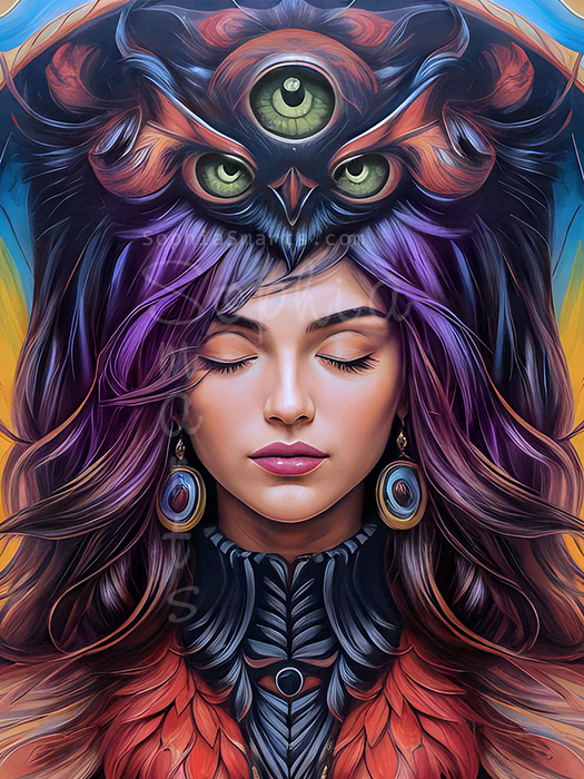 Owl Goddess of Wisdom 02