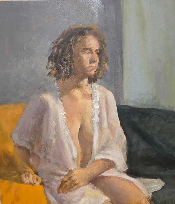 My painting was selected for the exhibition