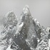 Jour blanc sur les Drus(Mont-Blanc)