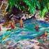 Buddhist Monks Bathing