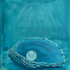 TURQUOISE DISCIPLINE III – Oyster, 2026 · Viola Florschuetz ART Painting, Acrylic on Canvas (Stretcher Frame)