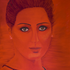 RED DISCIPLINE IV – Fabienne, 2026 · Viola Florschuetz ART Painting, Acrylic on Canvas (Stretcher Frame)