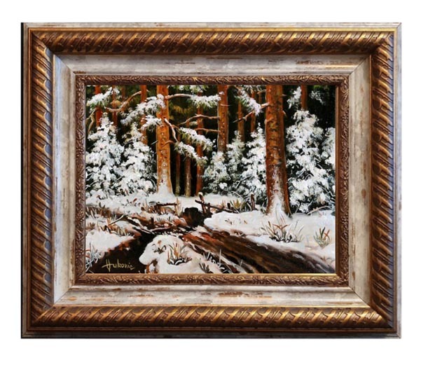 winter in the woods