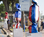 General view of Cannes exhibition in Cannes during G20