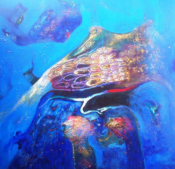 SOLD (BLUE ENTERVAL) by Sanjay Punekar