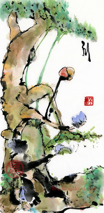 Ape Aiming To The Fruit by Sevastianos Maillis