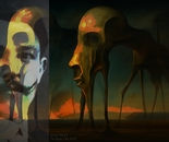 Dali Niet on the edge of the desert