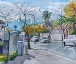 Bella Meriin, Oil on canvas, 30 by 42 cm