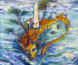 Mermaid Dragon – Dream of a Buddhist Monk