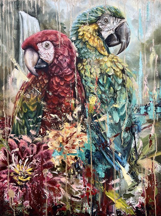 Alisa Cherkun Drukman,  Oil on canvas, 80 by 60 cm by Yotzrim-Israeli Art Gallery