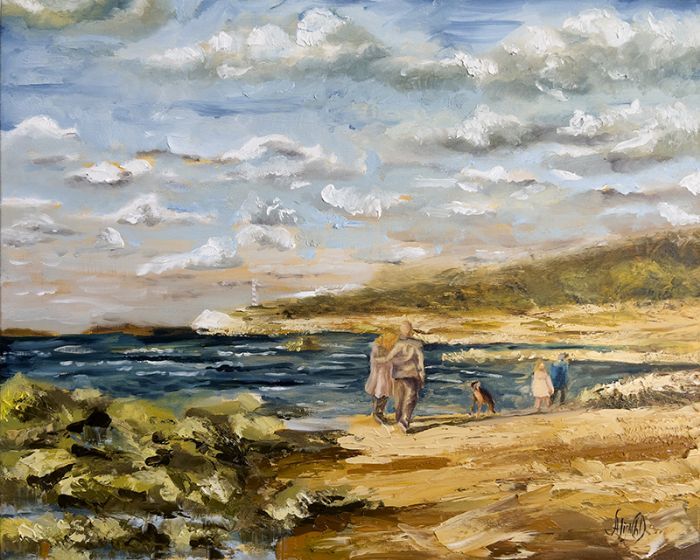 Alisa Cherkun Drukman,  Oil on canvas, 40 by 50 cm