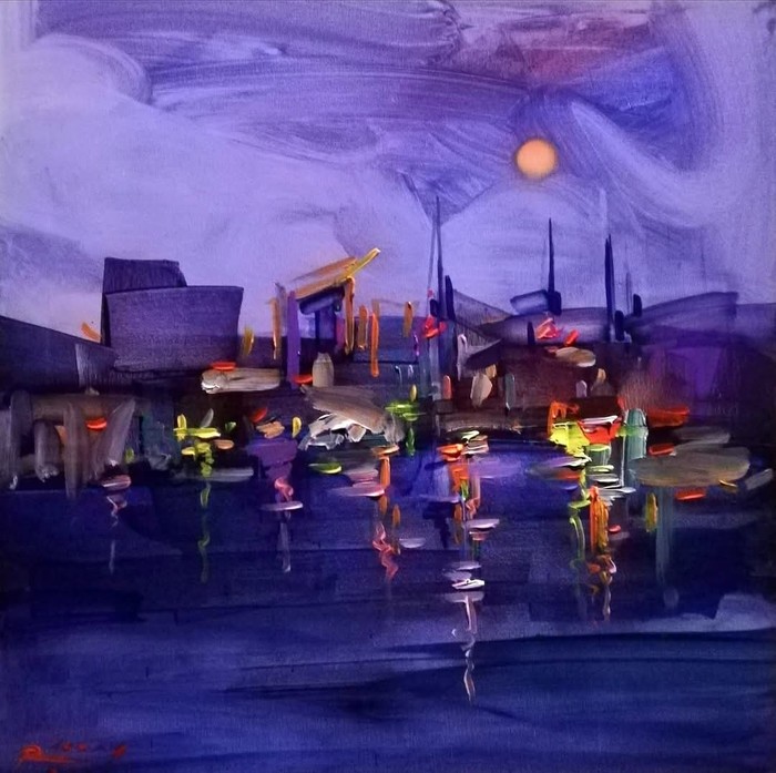 Violet evening