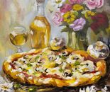 Alisa Cherkun Drukman,  Oil on canvas, 50 by 50 cm