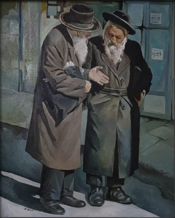 Bella Meriin, Oil on canvas, 100 by 80 cm by Yotzrim-Israeli Art Gallery