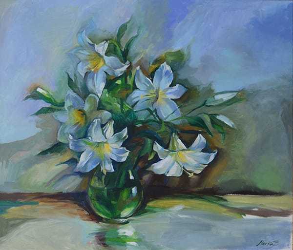 Bella Meriin, Oil on canvas, 60 by 70 cm