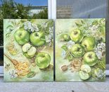  Alisa Cherkun Drukman, Diptych, Oil on canvas, 50 by 40 cm X2