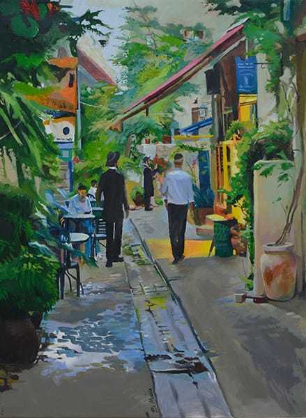 Bella Meriin, Oil on canvas, 70 by 50 cm by Yotzrim-Israeli Art Gallery