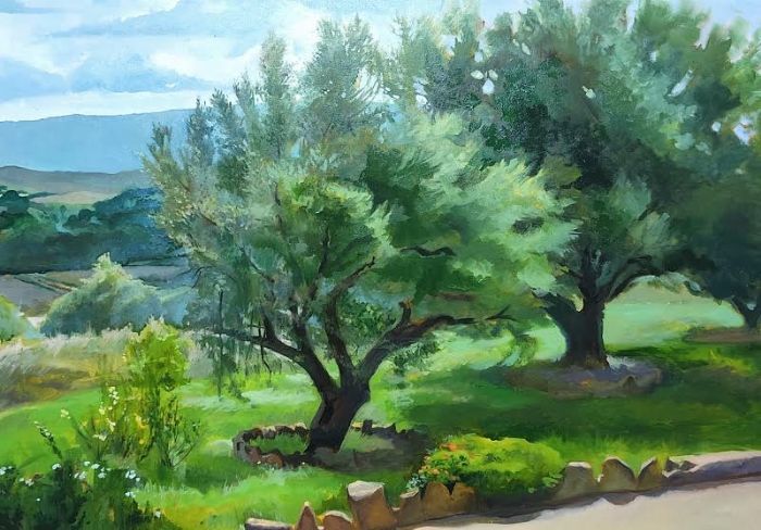 Bella Meriin, Oil on canvas, 70 by 100 cm