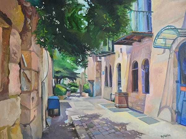 Bella Meriin, Oil on canvas, 60 by 80 cm by Yotzrim-Israeli Art Gallery