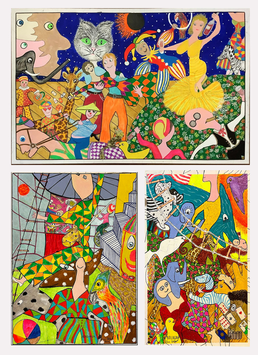 Balagan  and  Farce Series by Lina Gelfer ART