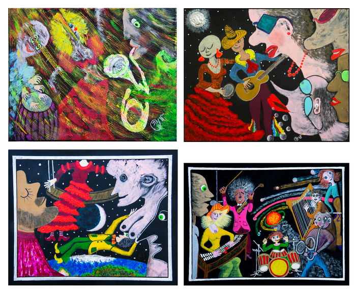 "Music  and  Rhythm" by Lina Gelfer ART