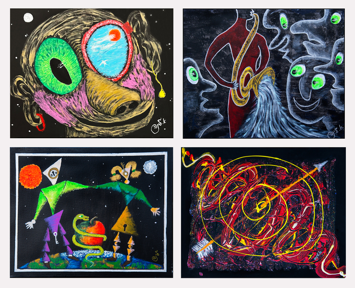 Abstractions  and  Symbols by Lina Gelfer ART